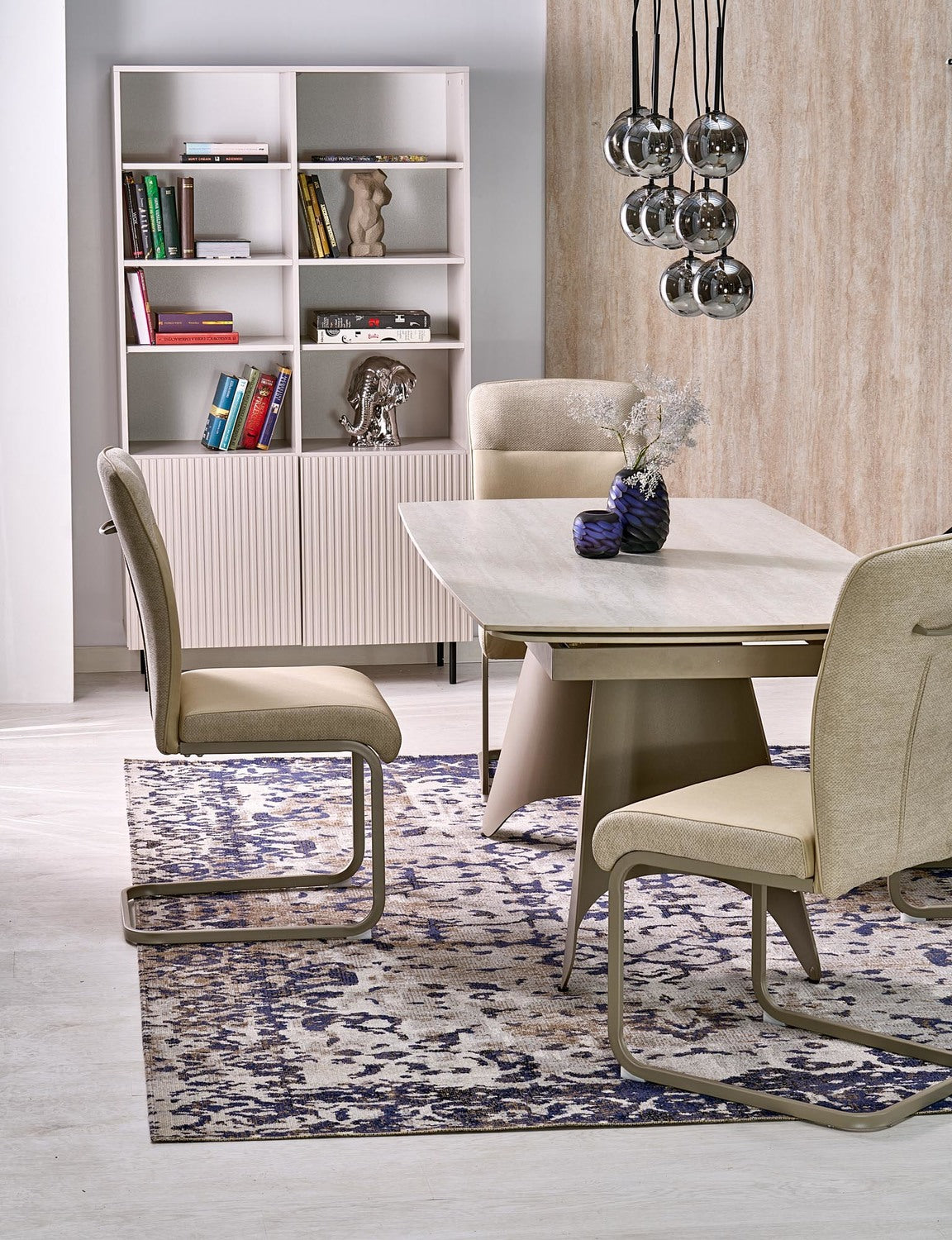 Galds Salih 180/90/76 cm travertīns/kašmirs - N1 Home