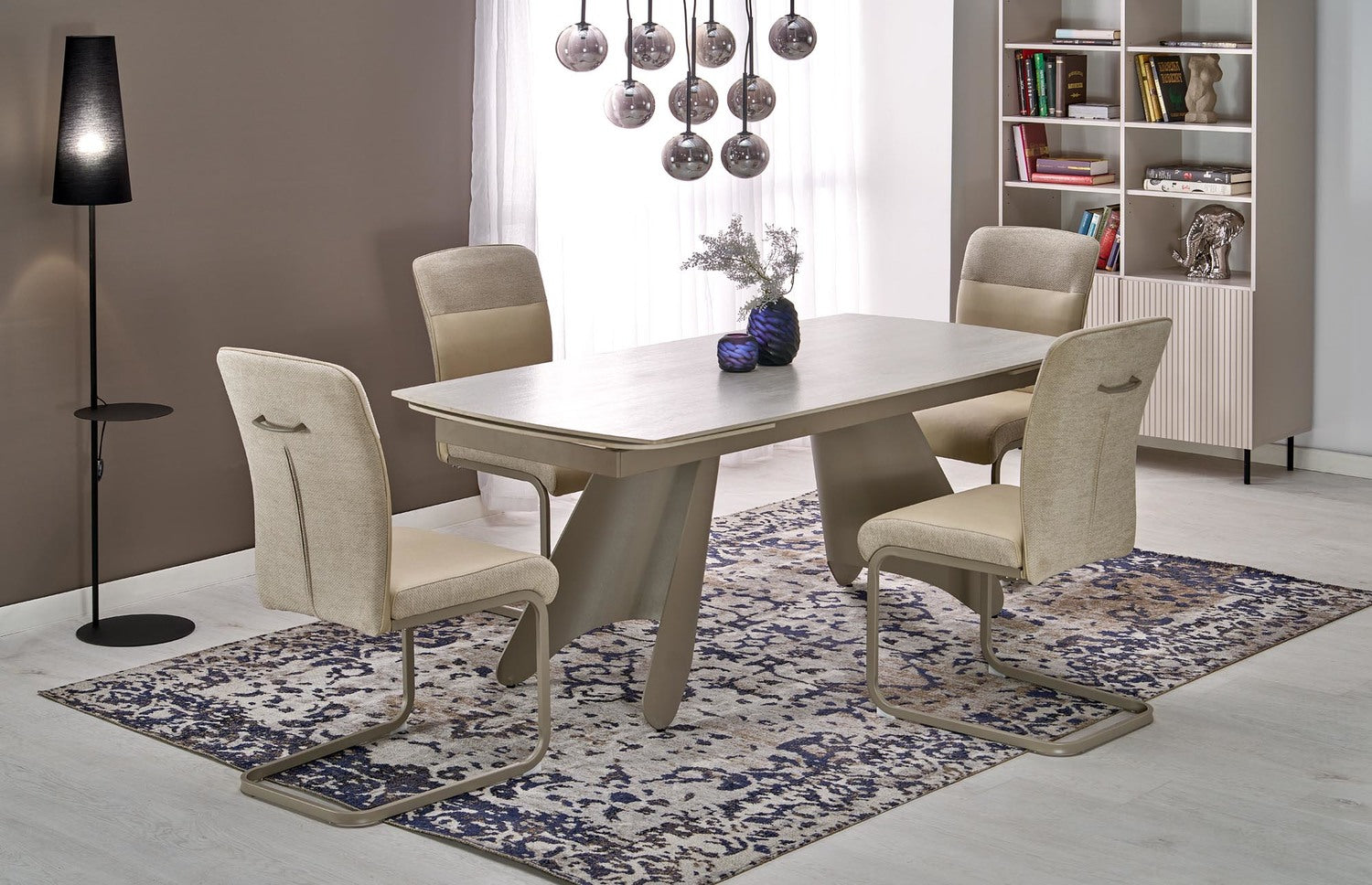 Galds Salih 180/90/76 cm travertīns/kašmirs - N1 Home