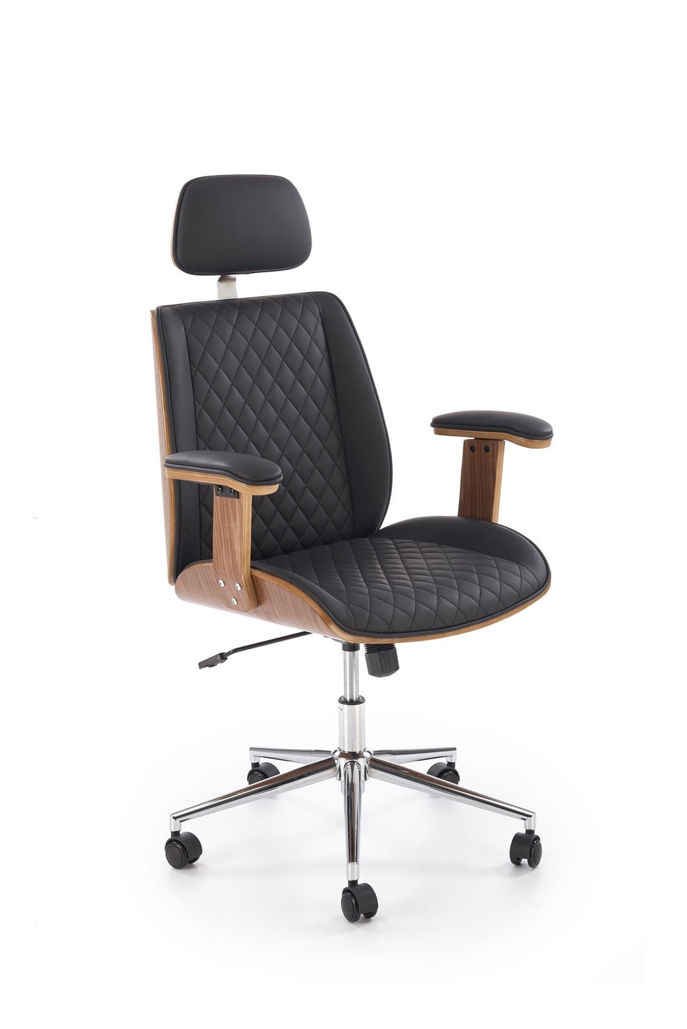 Krēsls Timba 72/68/114-122/46-54 cm valrieksts/melns - N1 Home