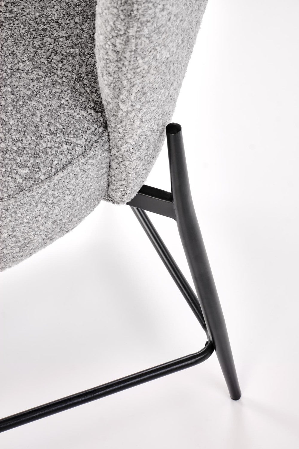 Bāra krēsls Kruza 57/61/95/65 cm pelēks