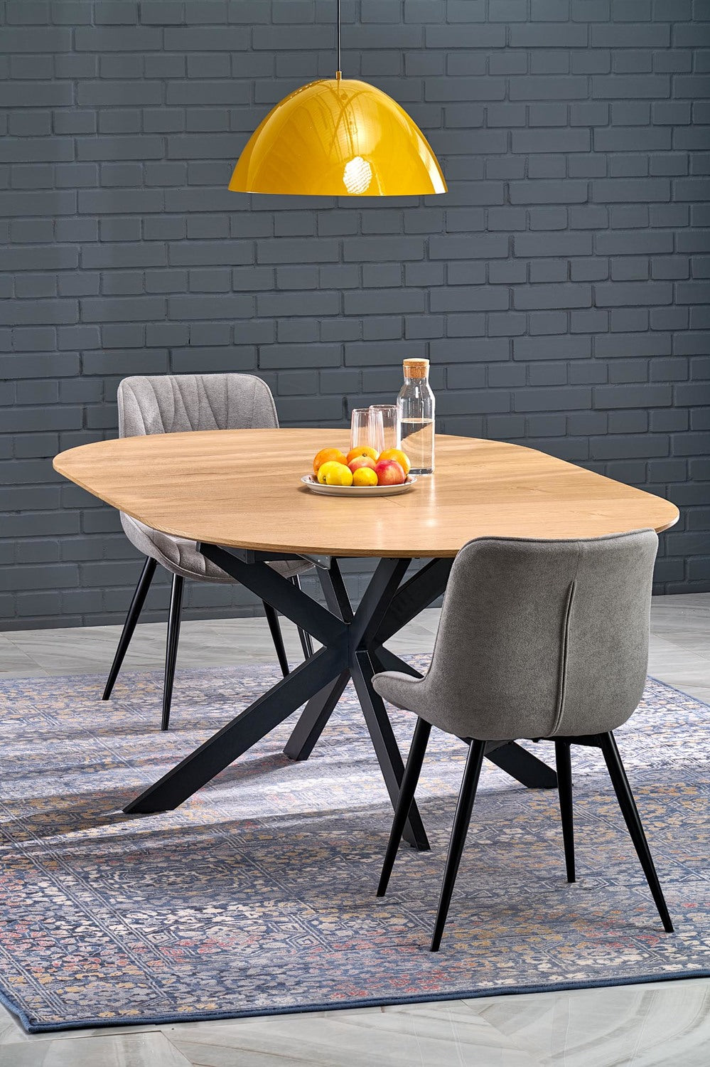 Krēsls Kono 47/63/85/48 cm pelēks - N1 Home