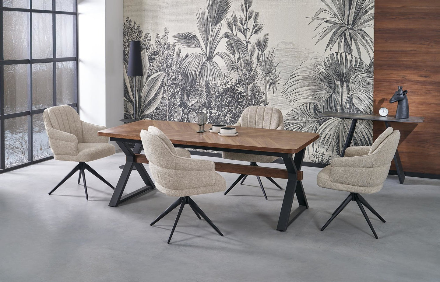 Krēsls Apuli 61/70/92/51 cm bēšs - N1 Home