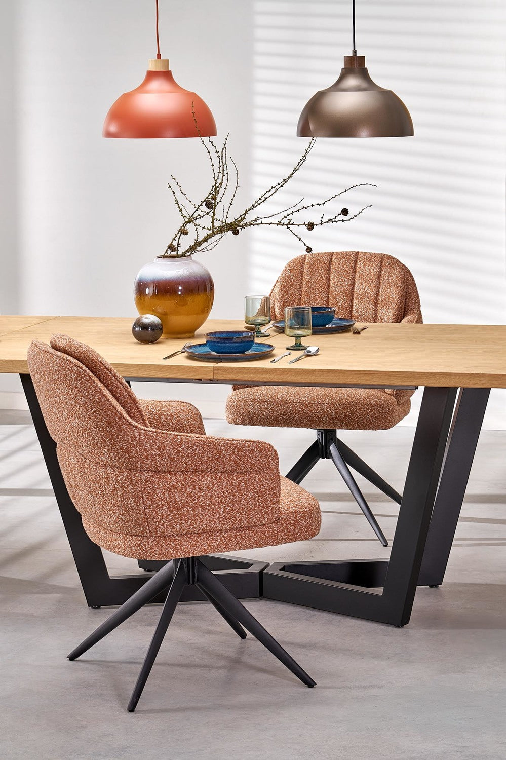 Krēsls Apuli 61/70/92/51 cm kaneļi - N1 Home