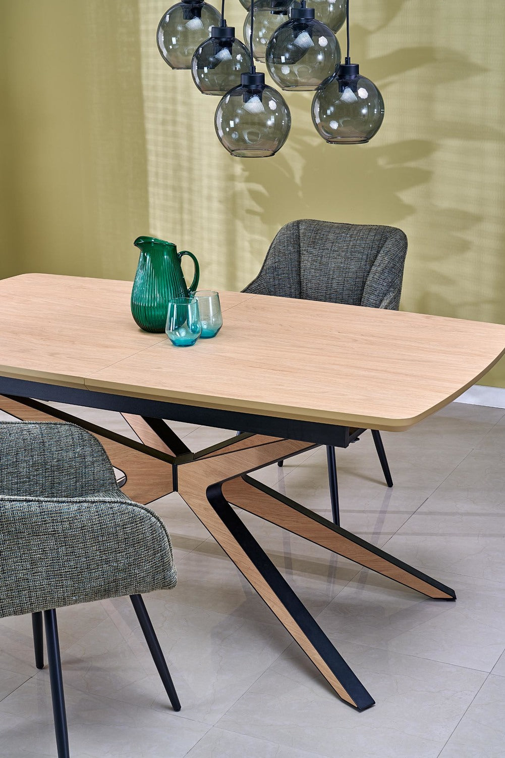 Krēsls Lotur 54/60/85/47 cm olīves - N1 Home