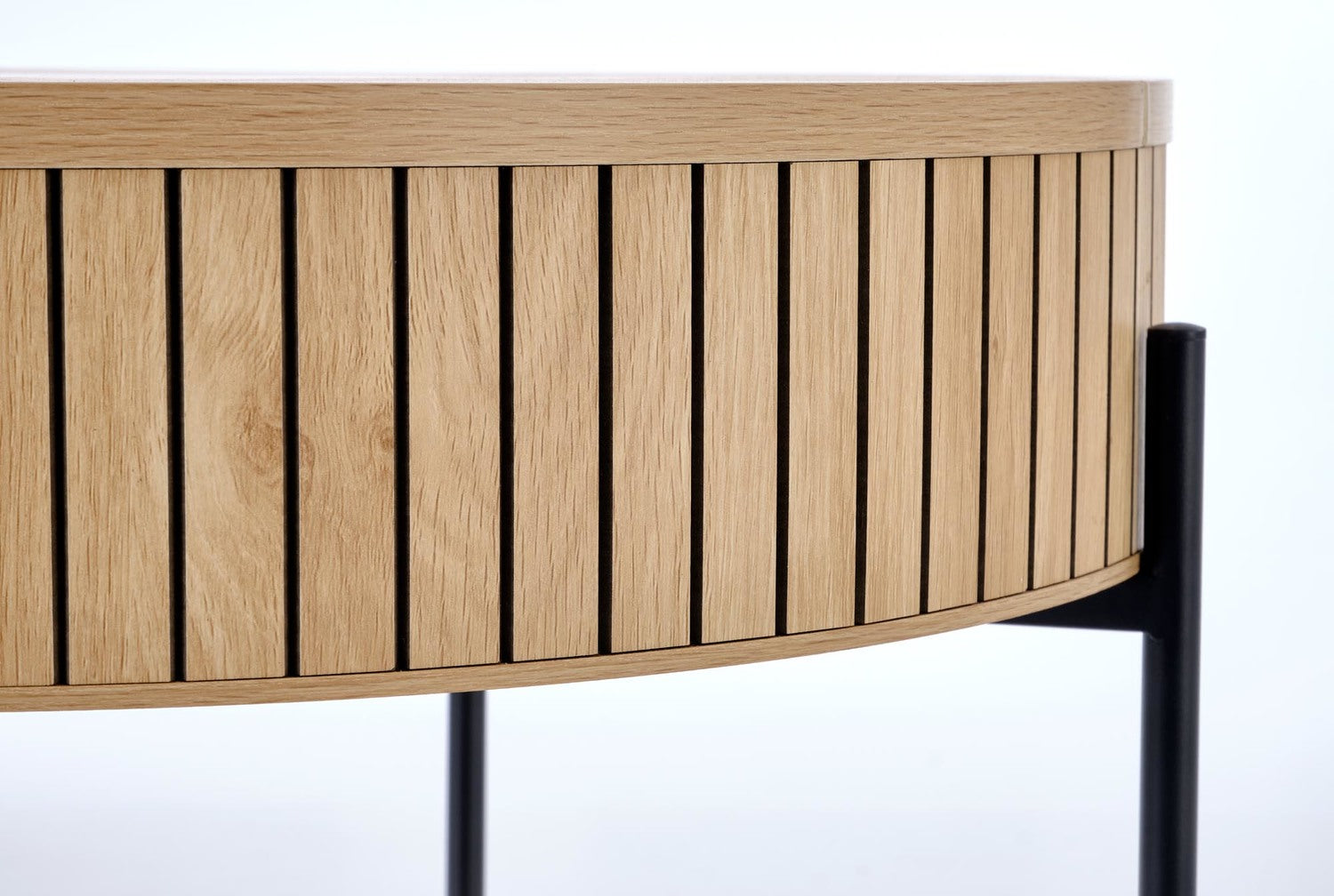 Kafijas galds Dans (2) 67/50 cm un 40/36 cm dabīgs/melns - N1 Home