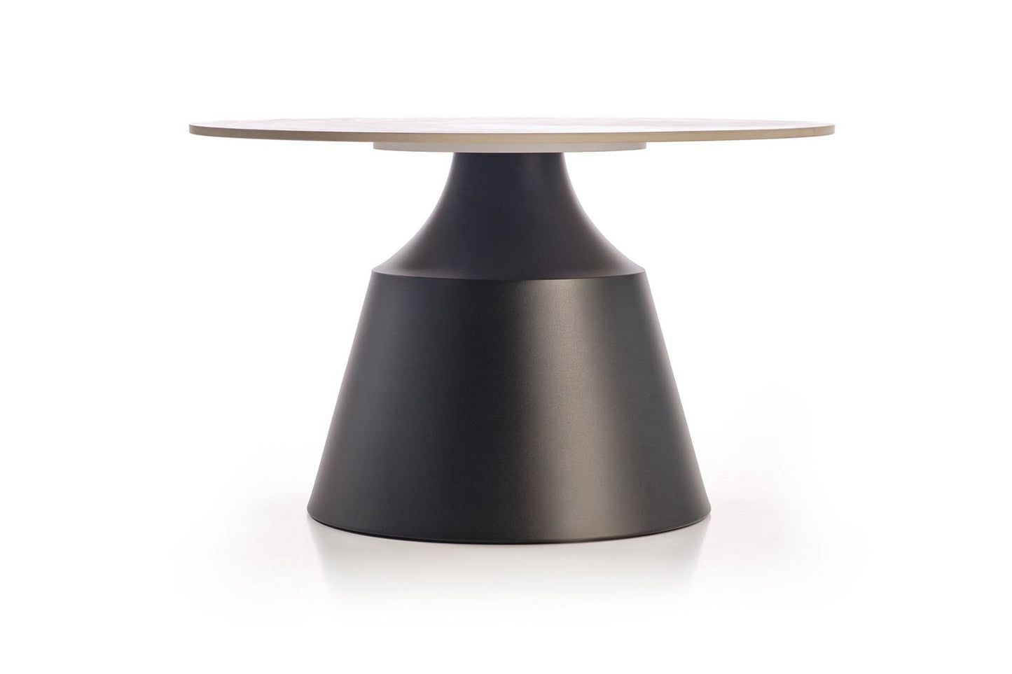 Kafijas galds(2) Magis 70/43 un 50/48 cm balts marmors/melns - N1 Home