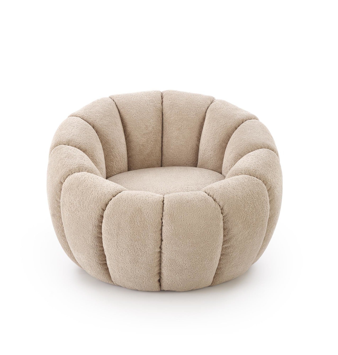 Atzveltnes krēsls Gasp 90/60/95 cm bēšs - N1 Home
