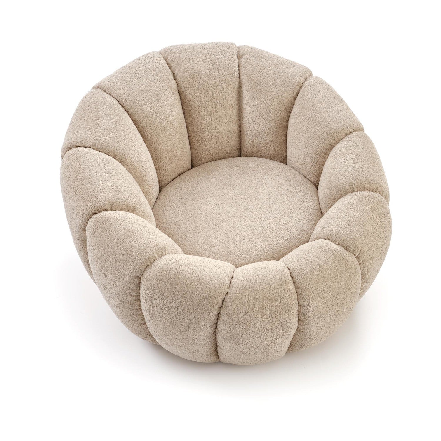 Atzveltnes krēsls Gasp 90/60/95 cm bēšs - N1 Home
