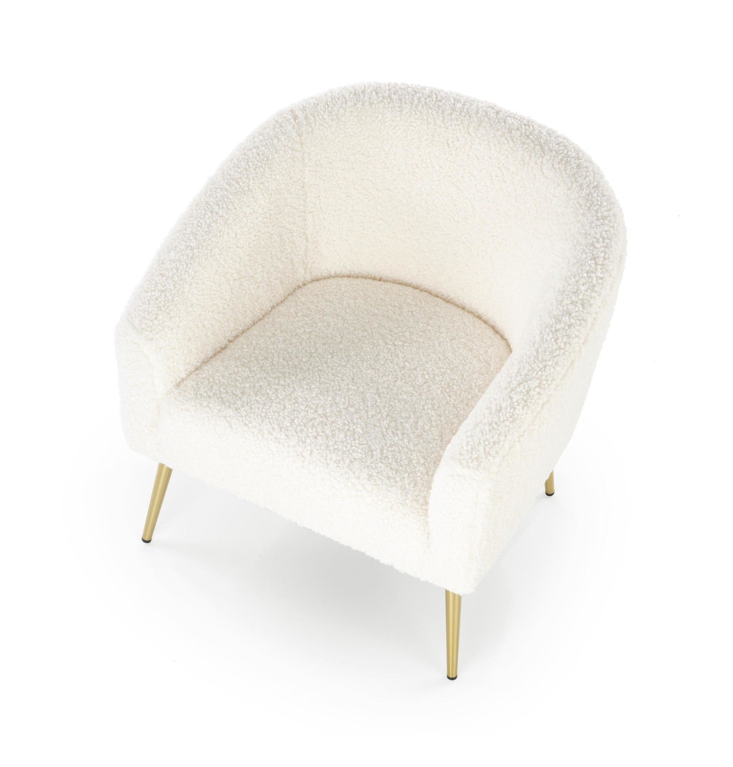 Krēsls Griti 77/67/78/45 cm krēms/zelts - N1 Home