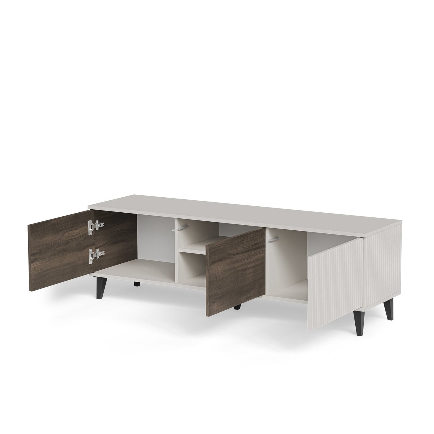 TV skapis Berlin 150;180;200/40/47;52 cm kašmirs/valrieksts