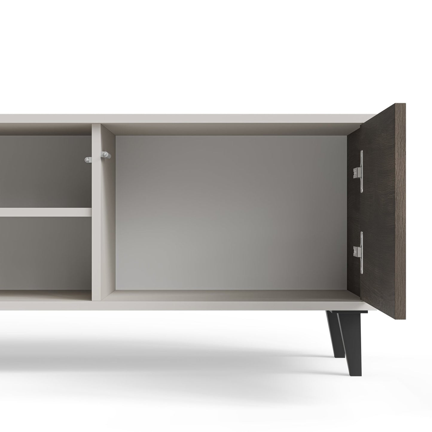 TV skapis Berlin 150;180;200/40/47;52 cm kašmirs/valrieksts