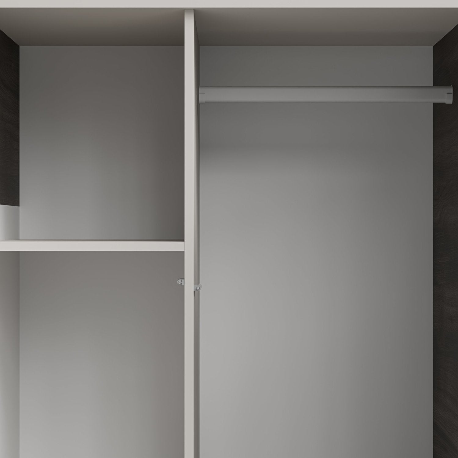 Skapis Berlin 90/55/182 cm kašmirs/valrieksts - N1 Home