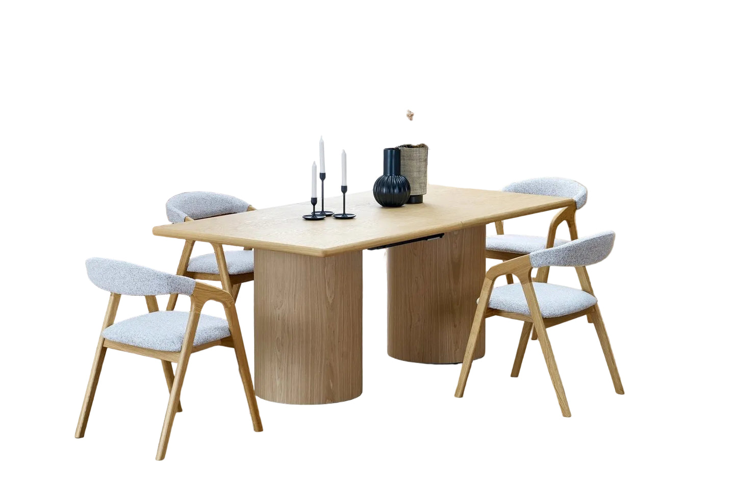 Galds Ever 200-300/100/78 cm ozols