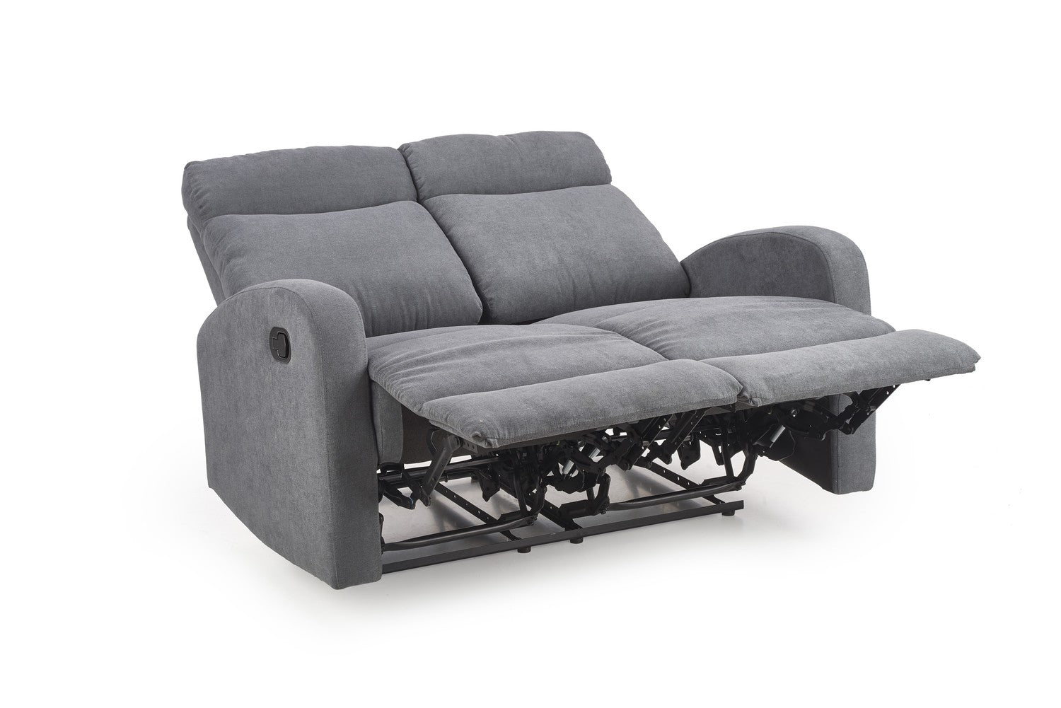 Dīvāns Osals 128/95-158/100-79/49 cm pelēks - N1 Home