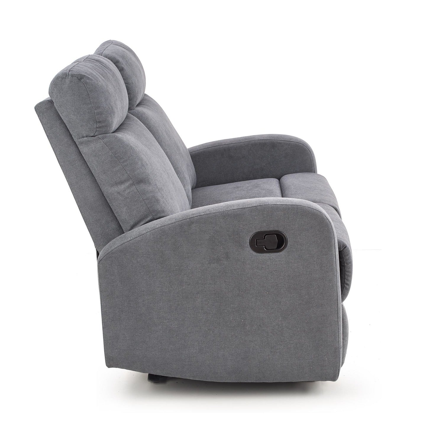 Dīvāns Osals 128/95-158/100-79/49 cm pelēks - N1 Home