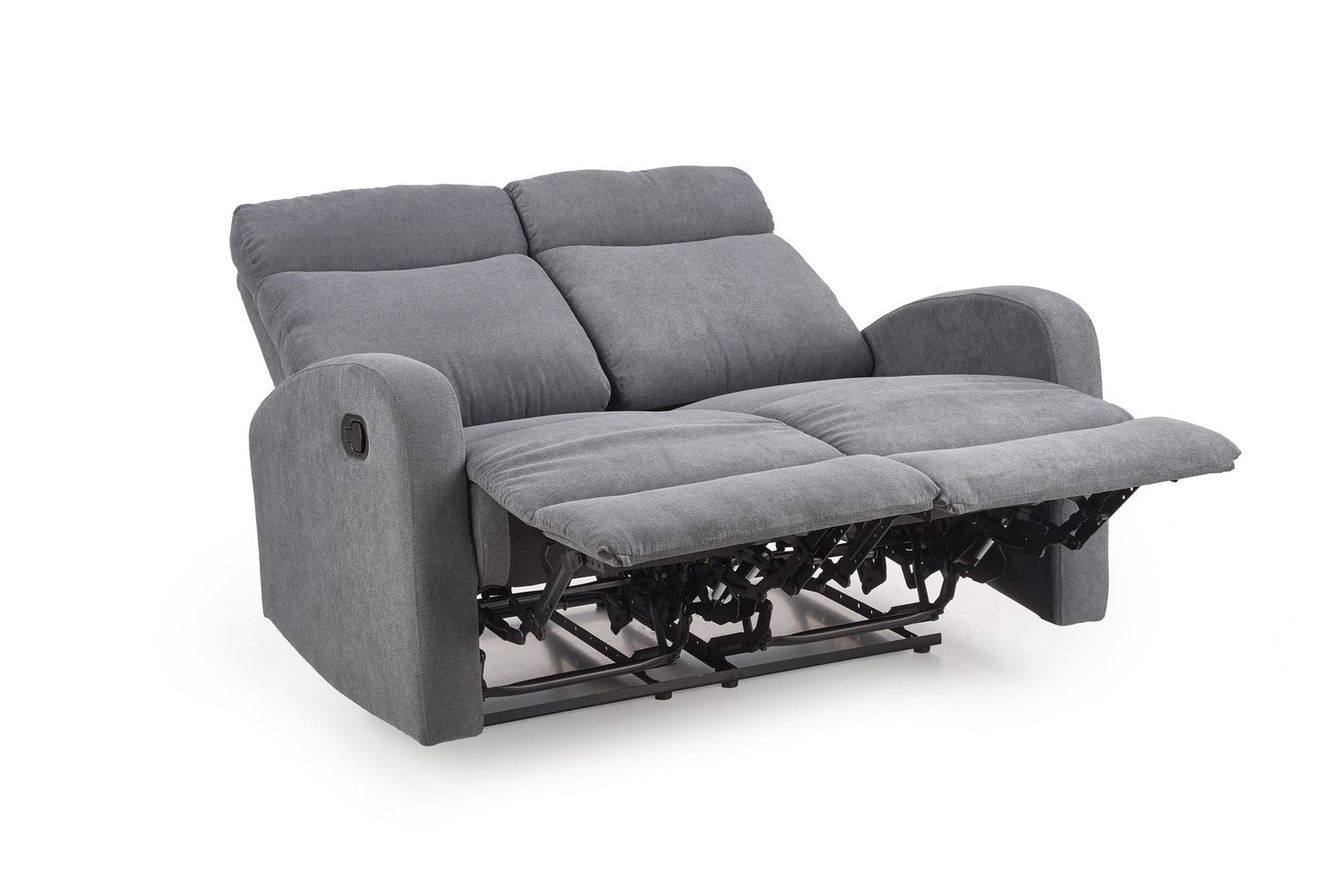 Dīvāns Osals 128/95-158/100-79/49 cm pelēks - N1 Home