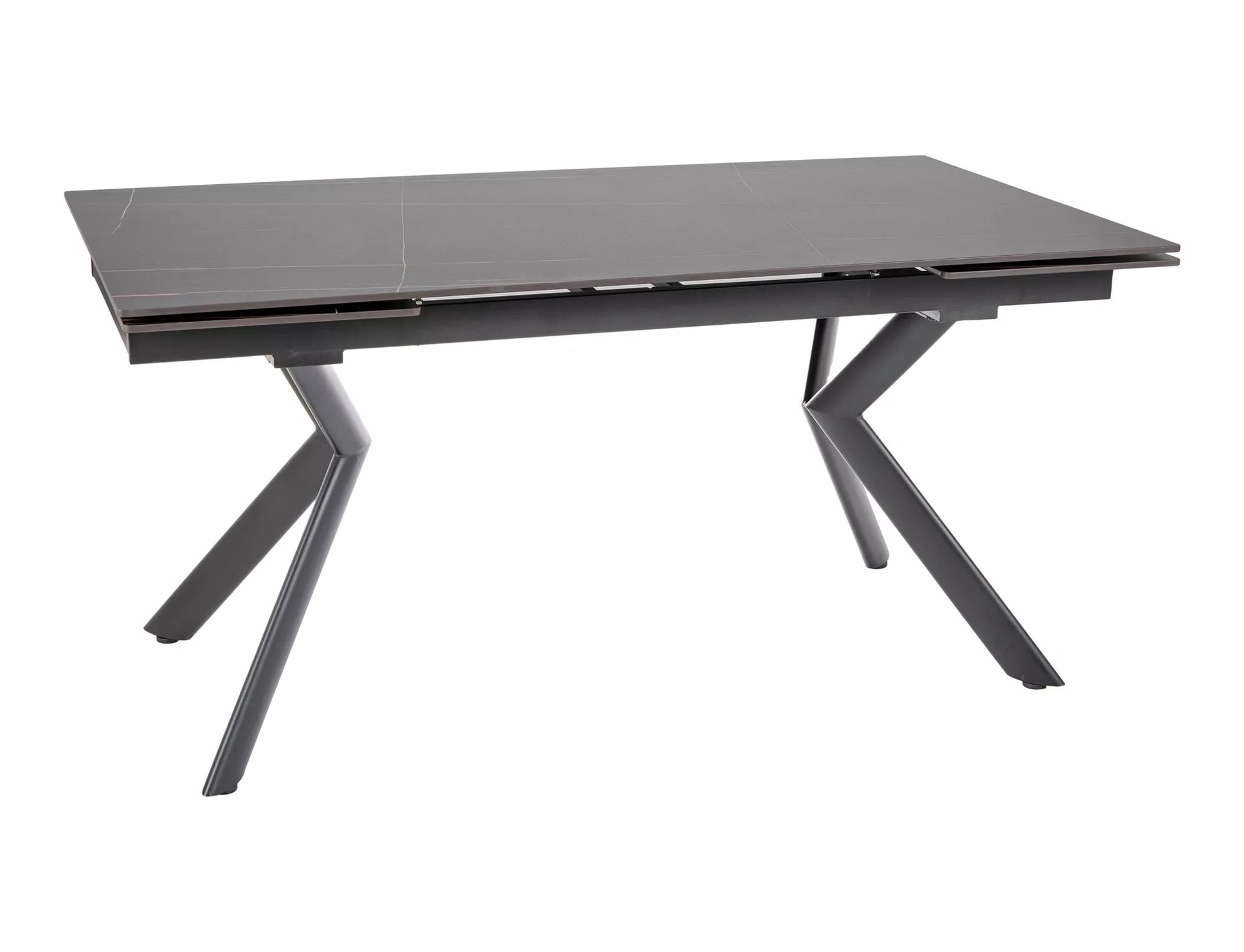 Galds Nort 75/90/160 cm melns - N1 Home