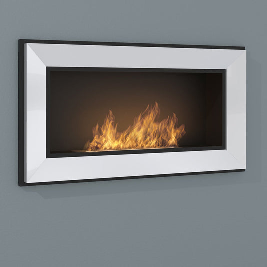 Biokamīns Frams 900 90/49/18 cm balts - N1 Home