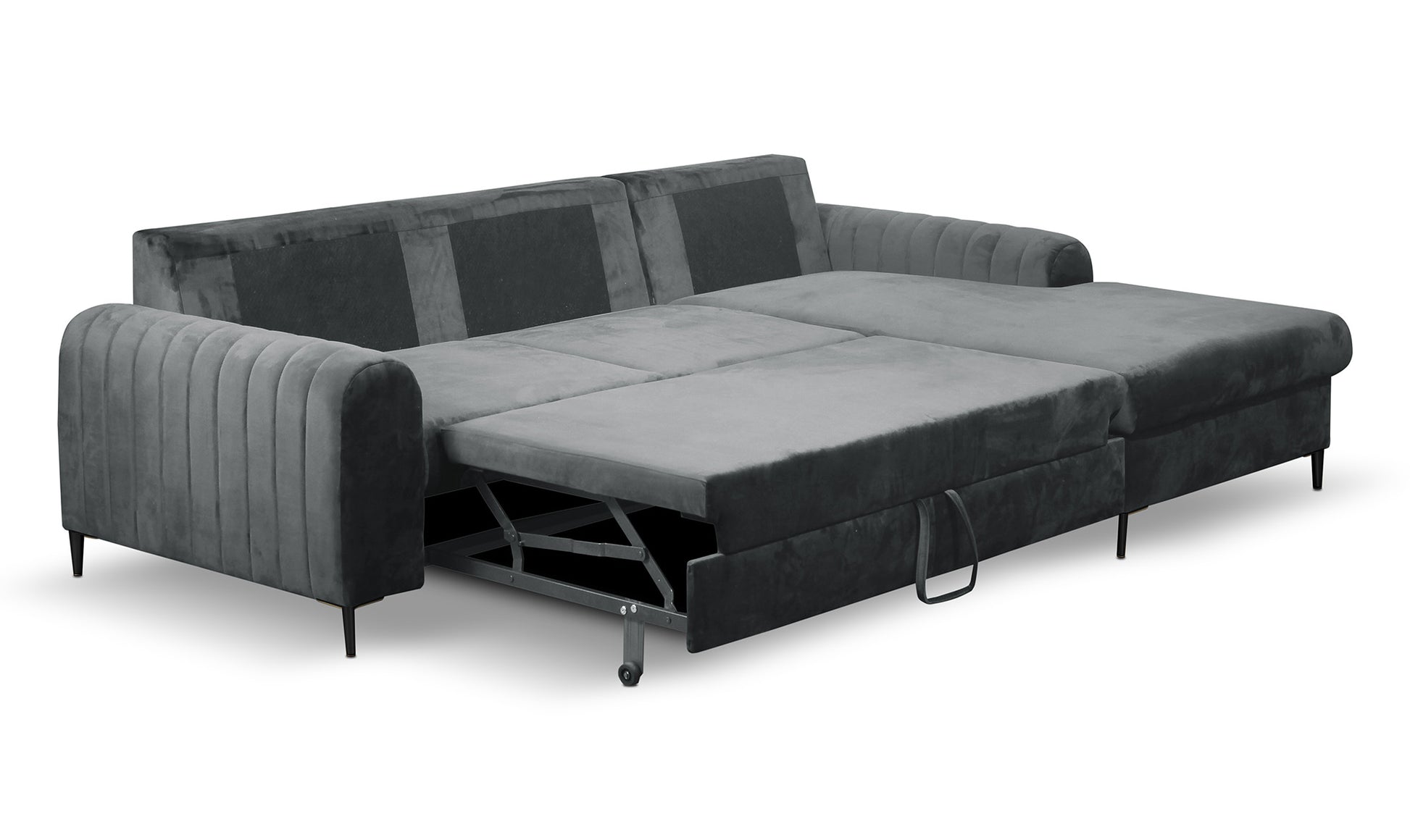 Dīvāns Monaske 252/106,5/90-168 cm anthracite - N1 Home