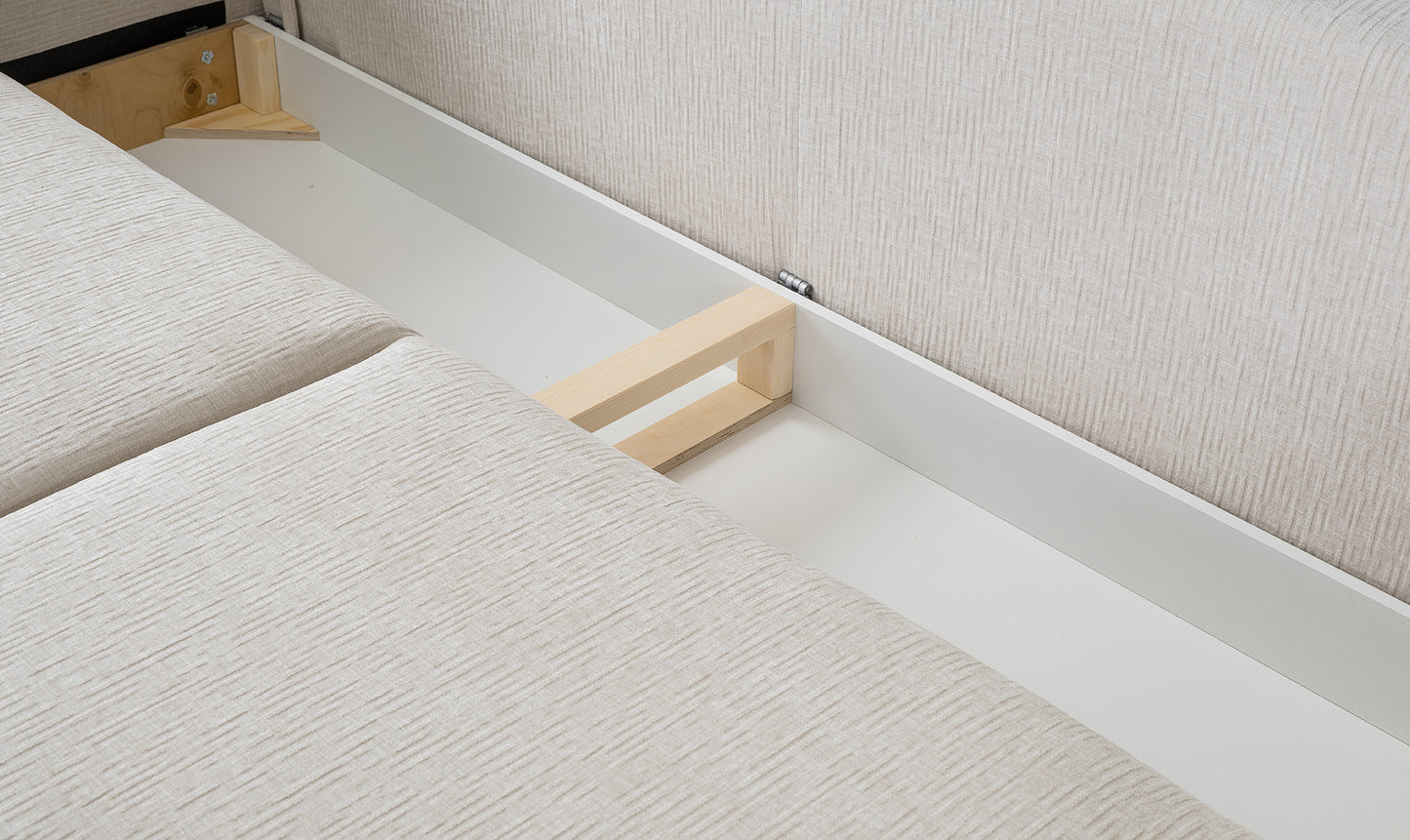 Dīvāns Adala 240/90/108 cm krēms - N1 Home