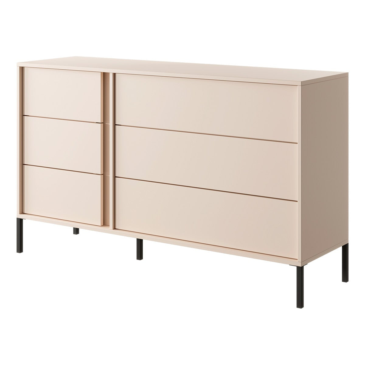 Kumode Dasty 137/81/39 cm bēšs - N1 Home