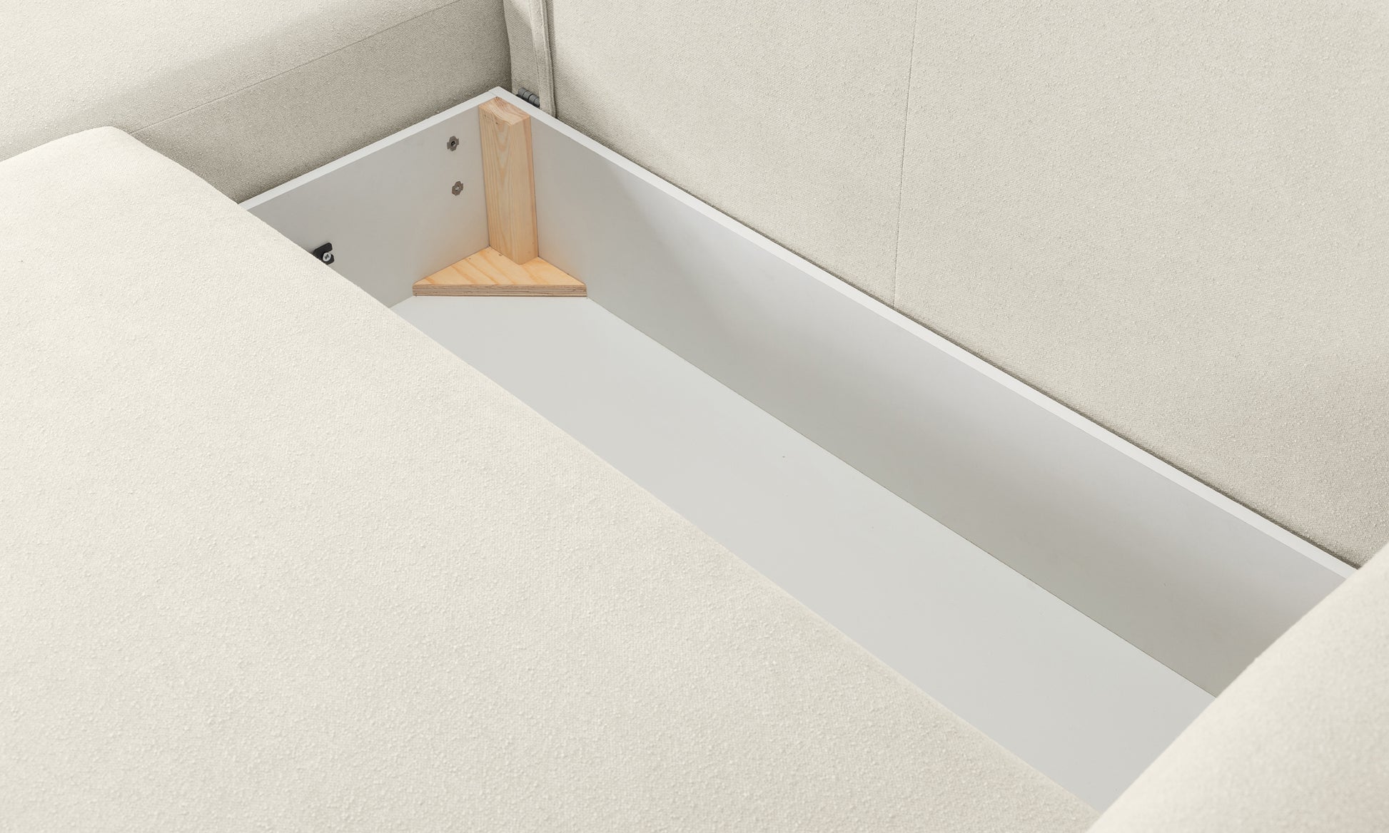 Dīvāns Alloreo 257/88/177 cm krēms - N1 Home