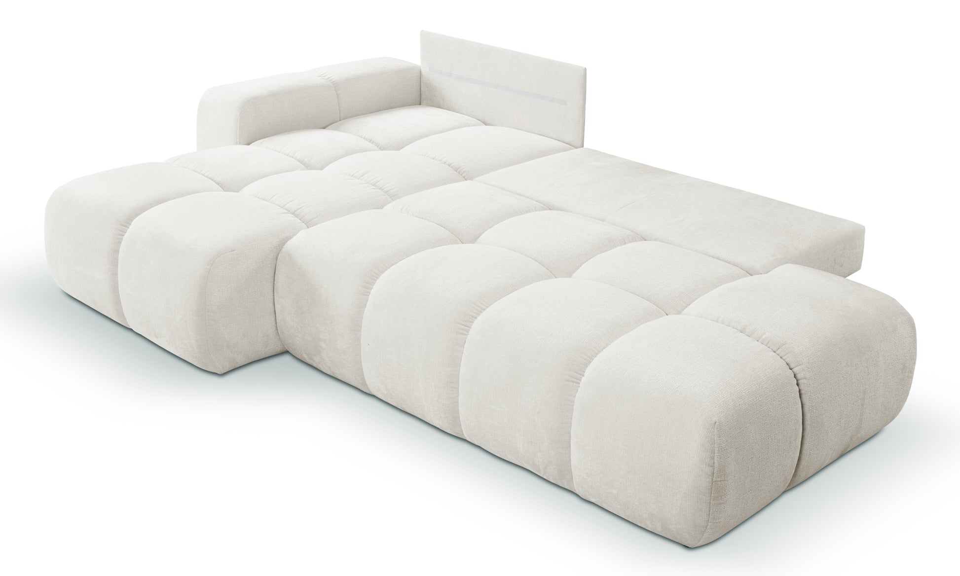 Dīvāns Saks 286/88/177 cm gaiši pelēks - N1 Home