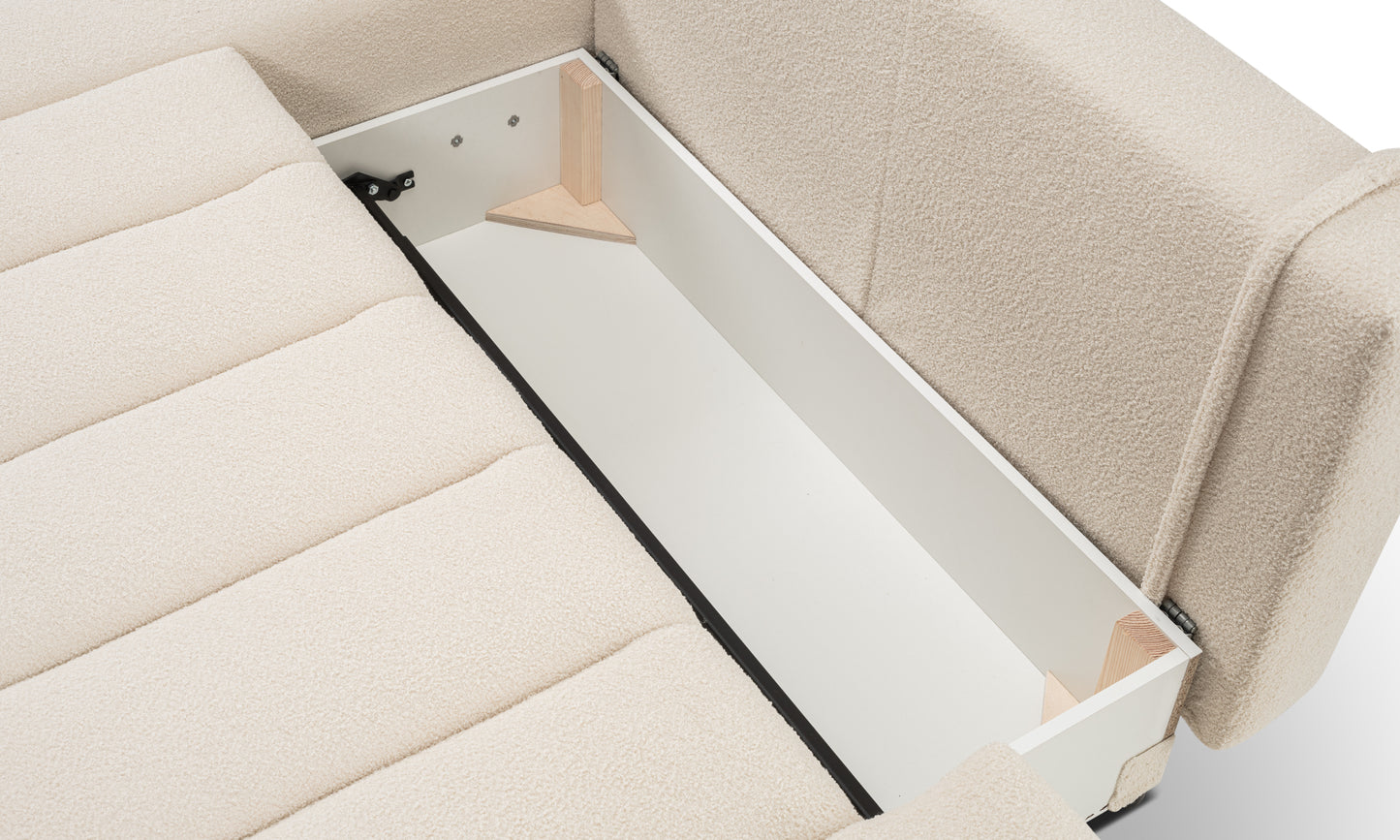 Dīvāns Baloos 276/88/176 cm krēms - N1 Home