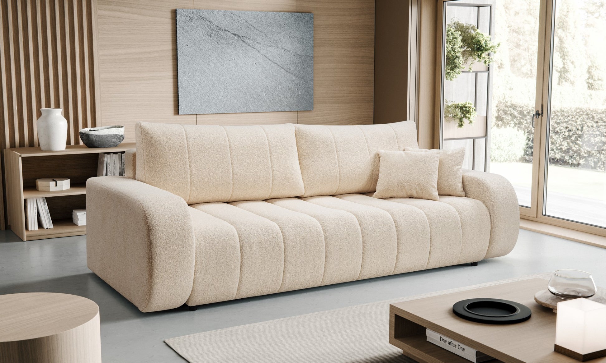Dīvāns Baloos 248/88/105 cm bēšs - N1 Home