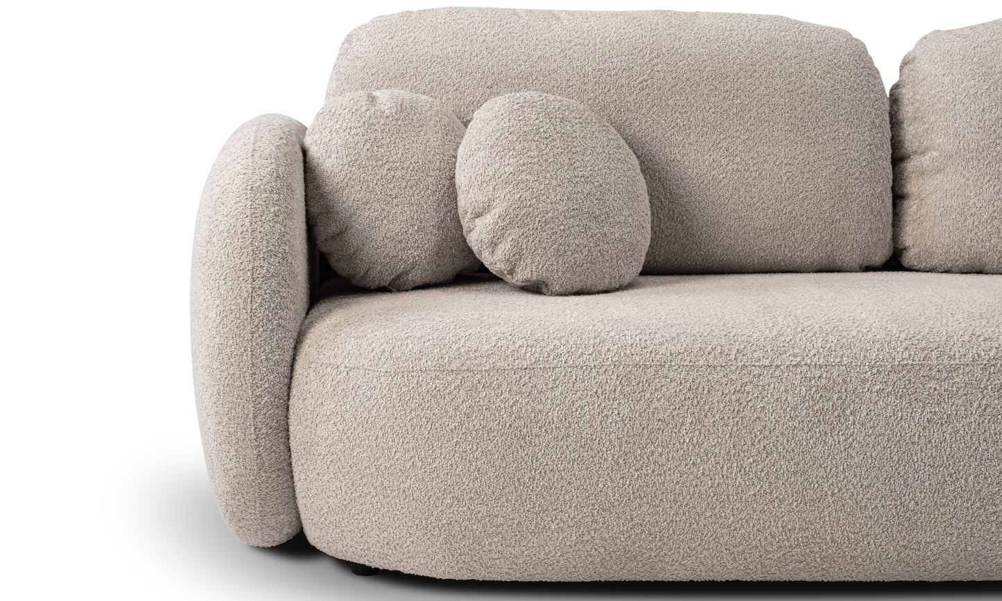 Dīvāns Oli 238/86,5/101 cm bēšs - N1 Home