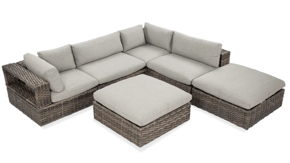 Dārza dīvāns Russe Kafe pelēks - N1 Home