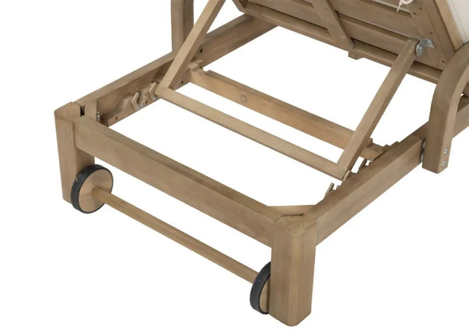 Dārza atpūtas krēsls ar spilvenu Marigo 184/73/87 cm dabiks - N1 Home