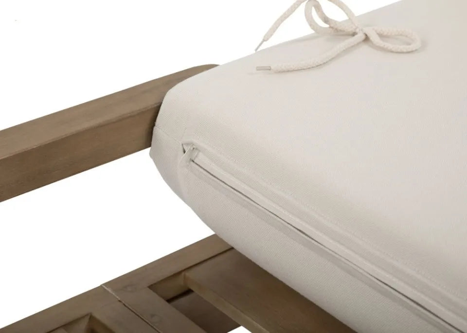 Dārza atpūtas krēsls ar spilvenu Marigo 184/73/87 cm dabiks - N1 Home