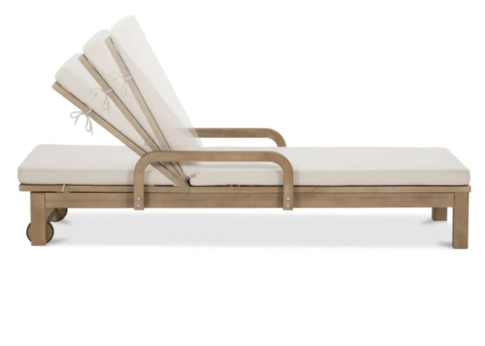 Dārza atpūtas krēsls ar spilvenu Marigo 184/73/87 cm dabiks - N1 Home