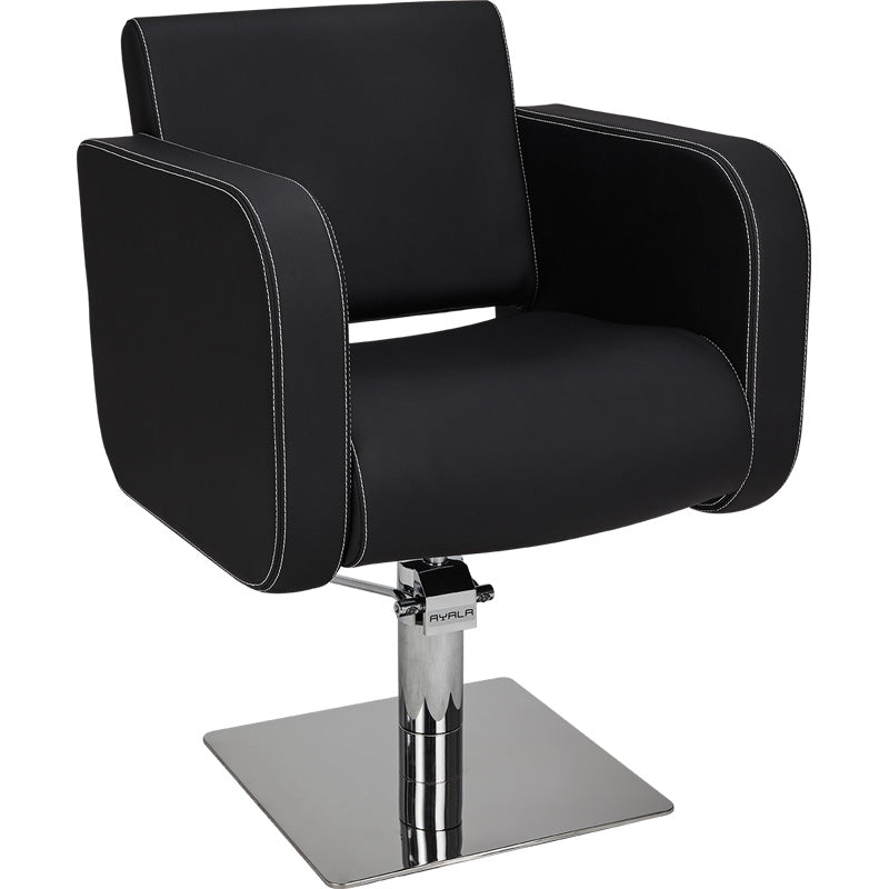 Frizētavas krēsls Globis 65/55/50 cm melns - N1 Home