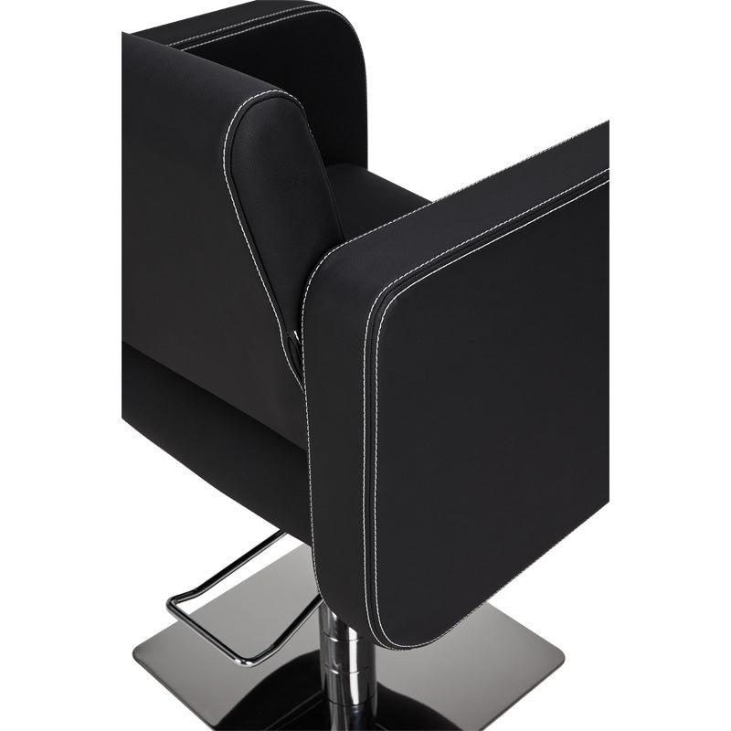 Frizētavas krēsls Globis 65/55/50 cm melns - N1 Home