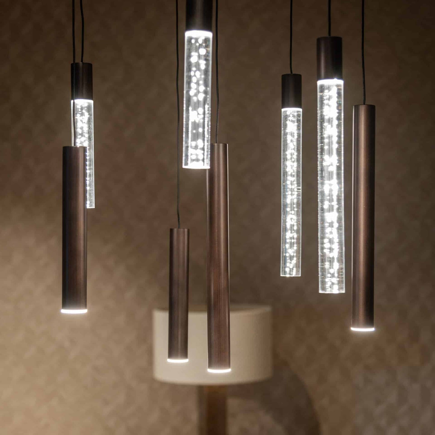 Griestu lampa Oxley S Richmond Interiors 50/50/130 cm bronza