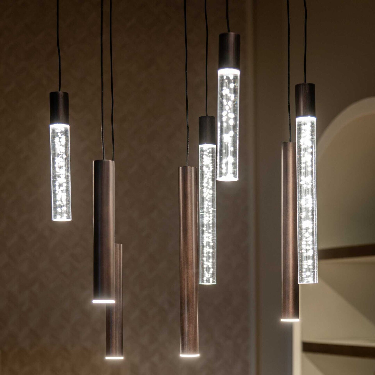 Griestu lampa Oxley S Richmond Interiors 50/50/130 cm bronza