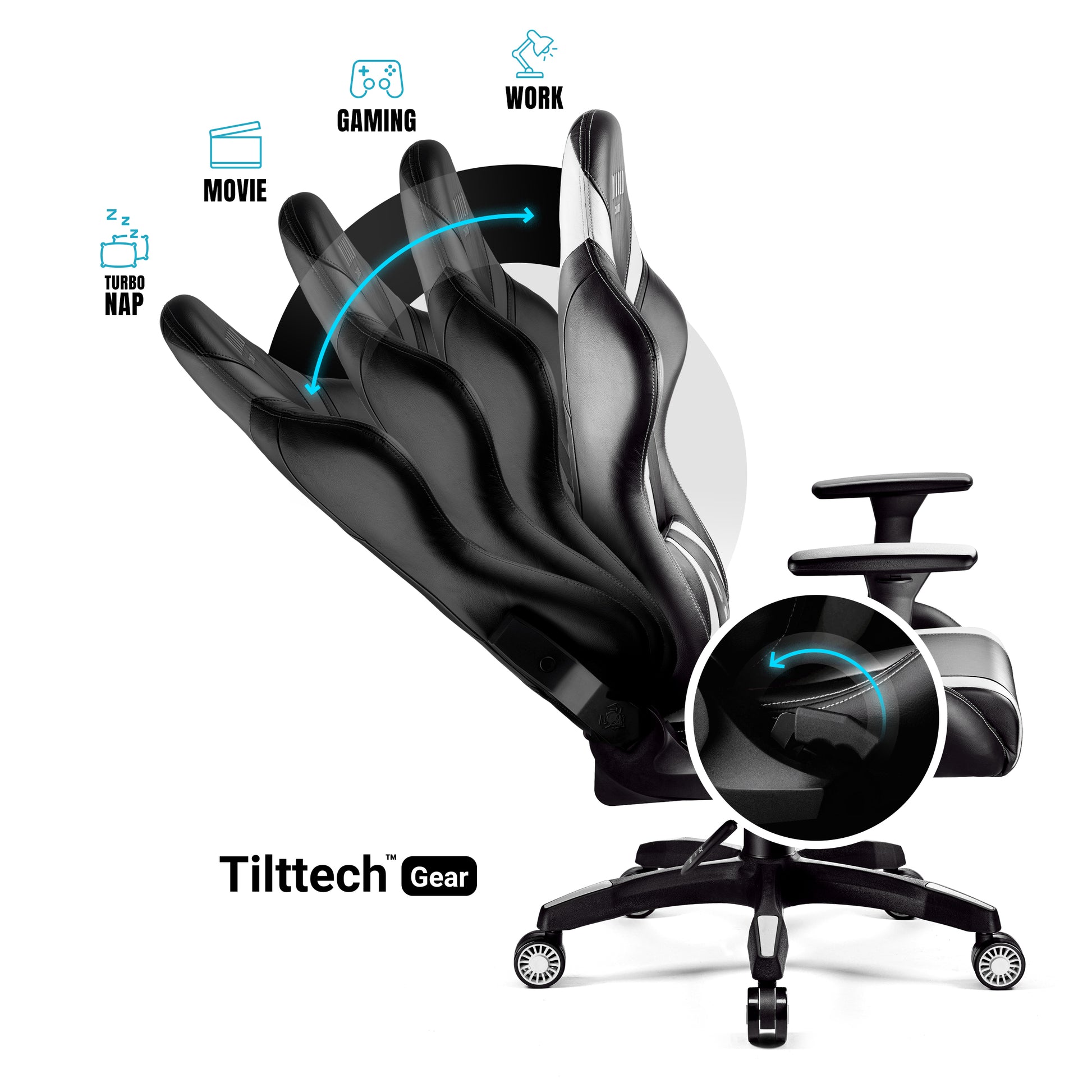 Krēsls X - HO 124-134/68/55,5; 133-143/73/62 cm melns/sarkans - N1 Home