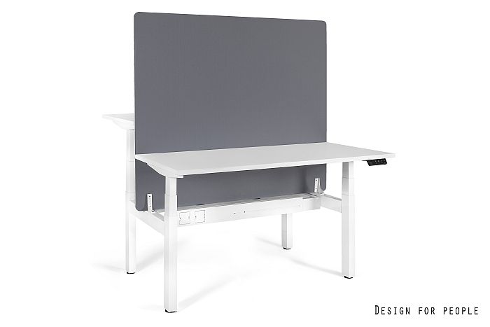 Galds Aktiva II 140; 160/70 cm balts/antracīts - N1 Home