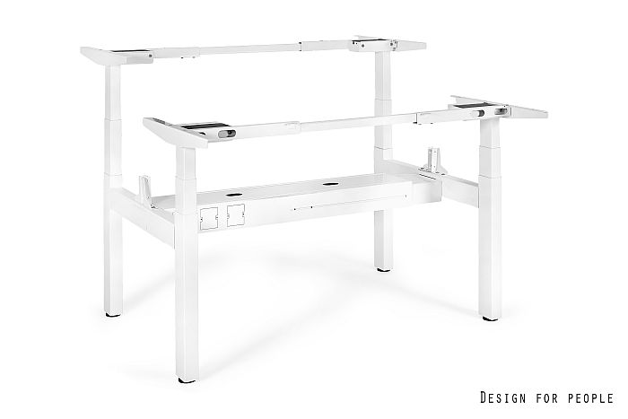 Galds Aktiva II 140; 160/70 cm balts/antracīts - N1 Home