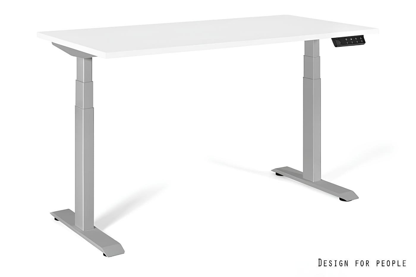 Galds Aktiva I 140;160/70 cm pelēks/balts - N1 Home