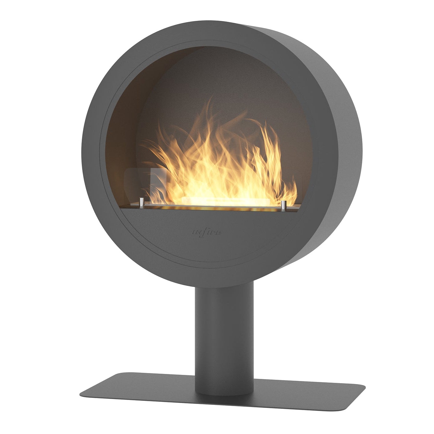 Biokamīns Incyrk 72/35/100 cm melns - N1 Home