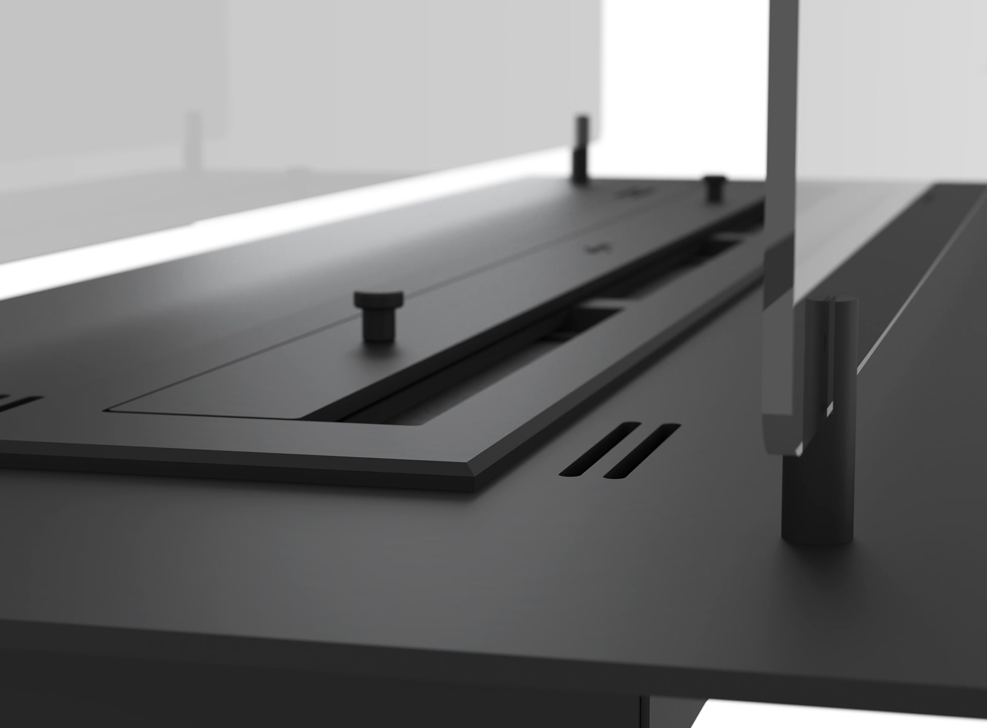 Biokamīns Inser 60/32/550; 100/32/50; 120/32/50 cm melns - N1 Home