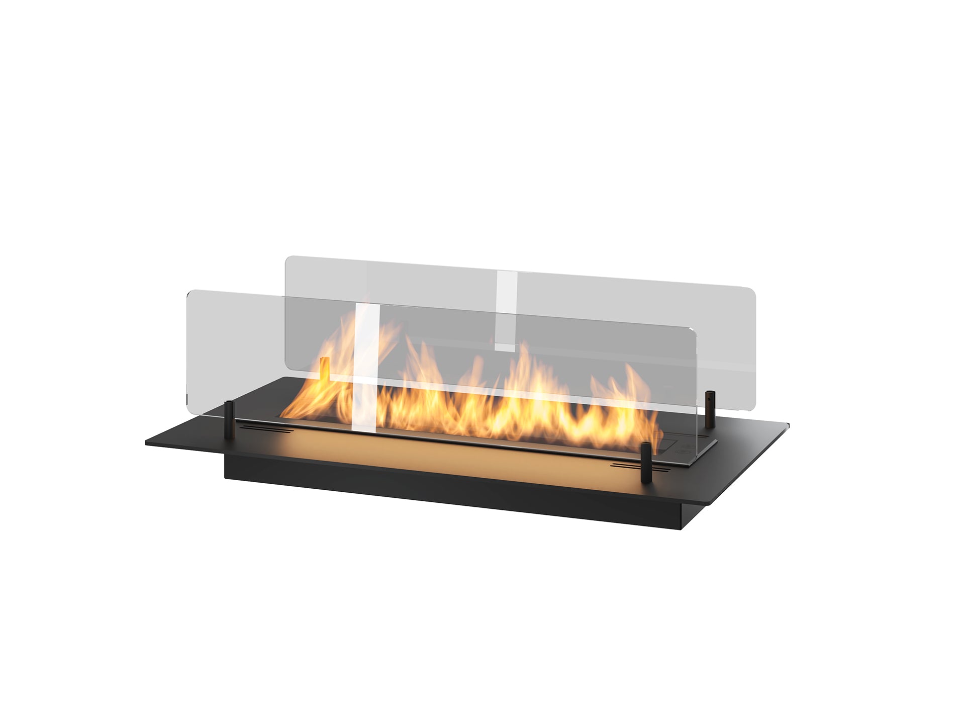 Biokamīns Inser 60/32/550; 100/32/50; 120/32/50 cm melns - N1 Home