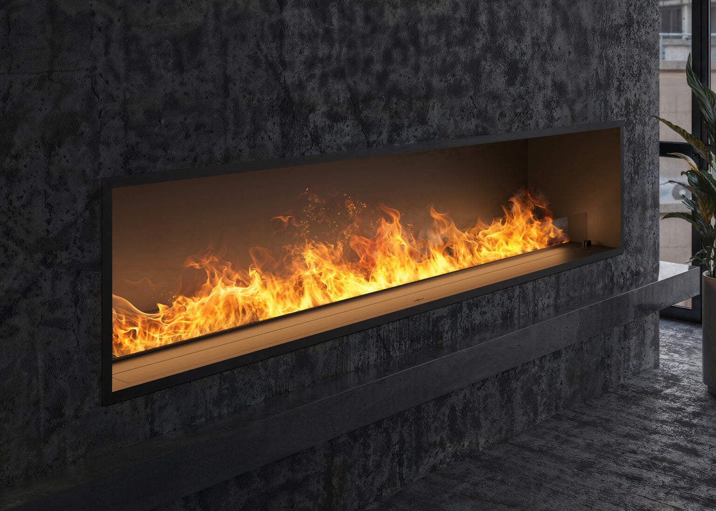 Elektriskais kamīns Invap inside 80/45/40 cm melns - N1 Home