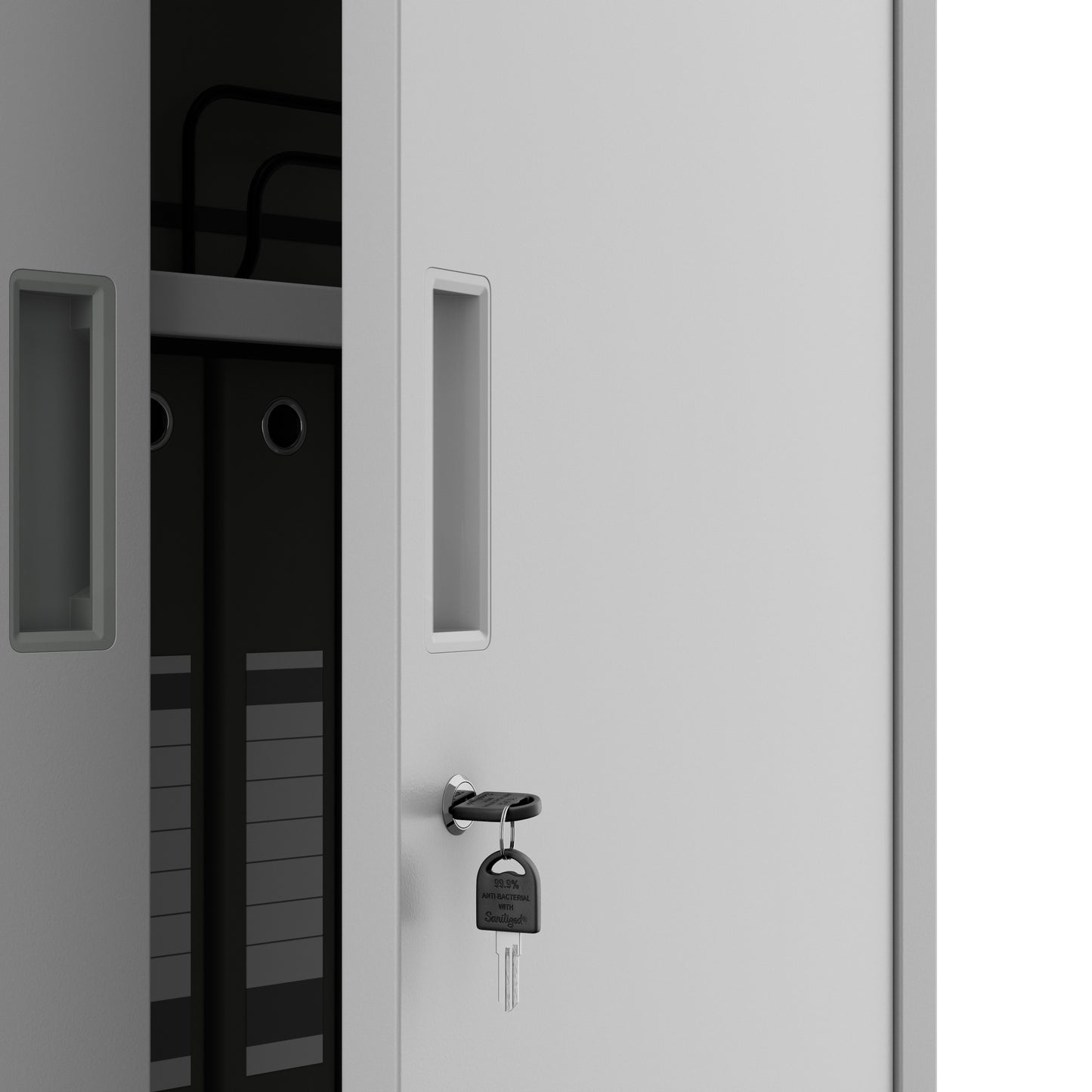 Skapis Yan kompakts 175/80/40 cm pelēks - N1 Home