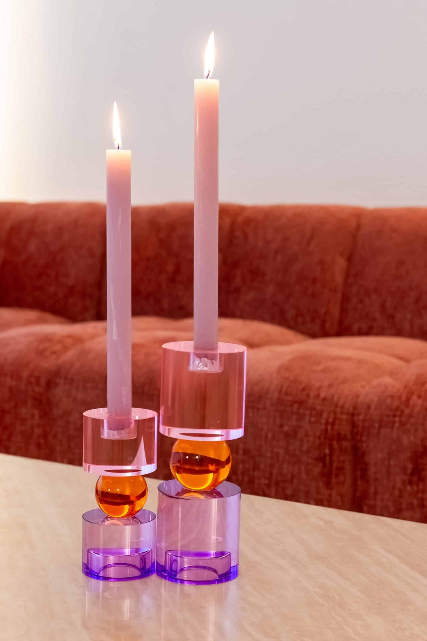 Svečturis Zahra Richmond Interiors 15/7/7 cm purple - N1 Home