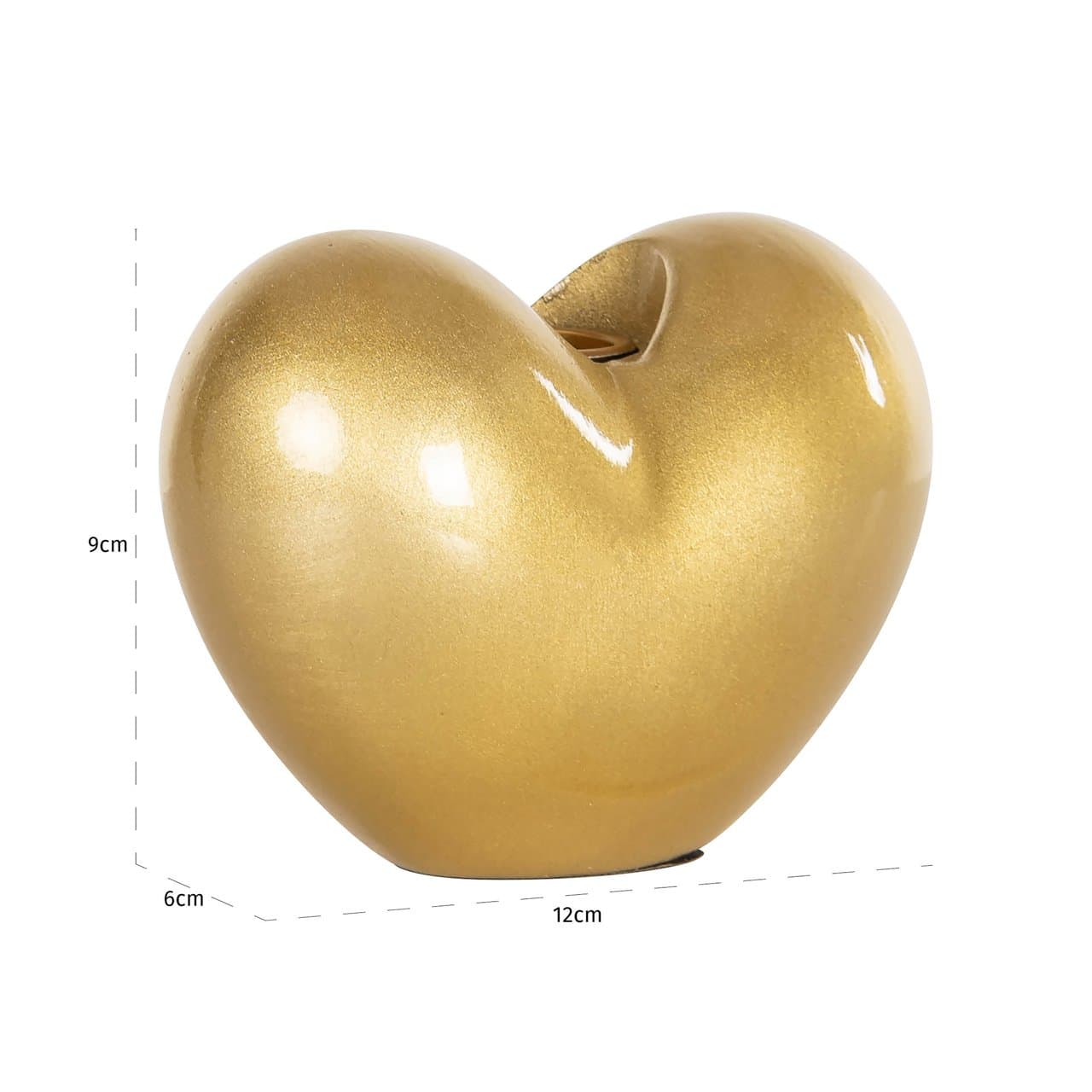 Svečturis Dilly S Richmond Interiors 12/9/6 cm zelts - N1 Home