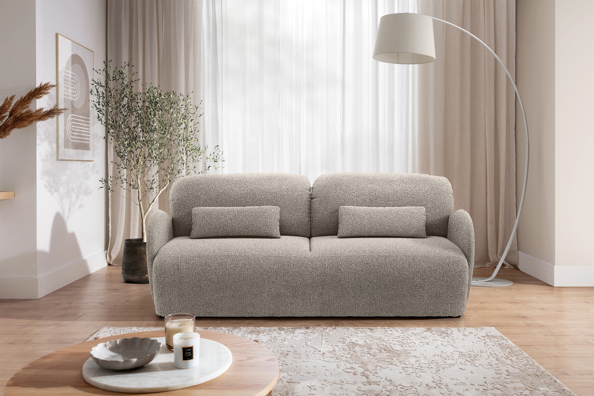 Dīvāns Din 212/88/108 cm Corbett 23 - N1 Home